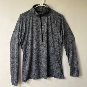 UNDER ARMER Women's UA Tech Twist ½ Zip sliver grey
